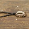 Antler Burr Leather Necklace
