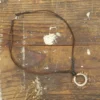 Antler Burr Leather Necklace