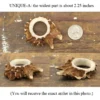 Antler Burr Leather Necklace