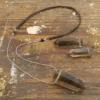 Natural Smoky Point Necklace - 30 Inches Long