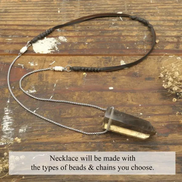 Natural Smoky Quartz Necklace