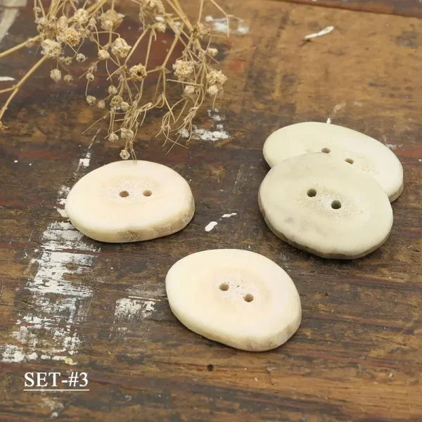 Antler Button Set - Medium Set #27