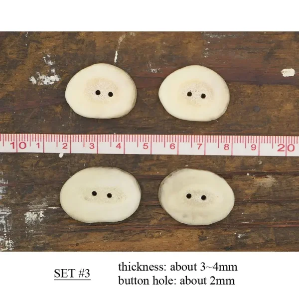 Antler Button Set - Medium Set #27