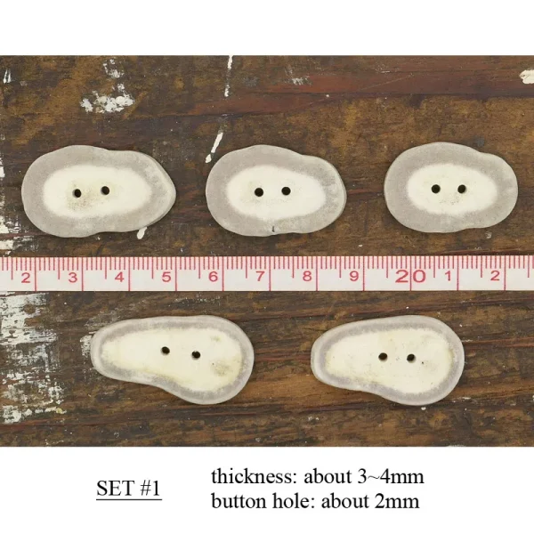 Antler Button Set - Medium Set #27
