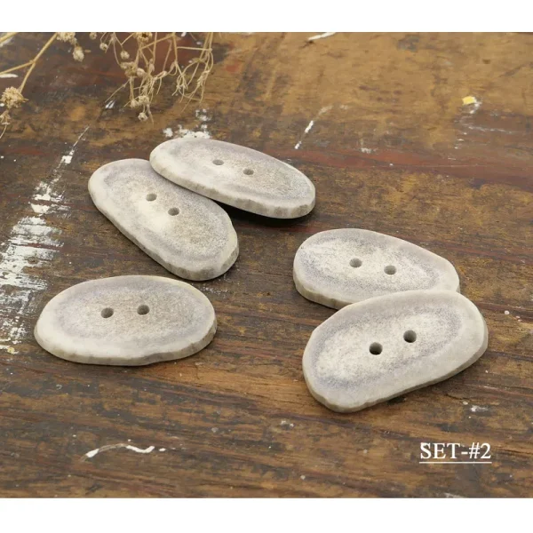 Antler Button Set - Medium Set #27