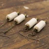 Spike and Antler Tube Earrings