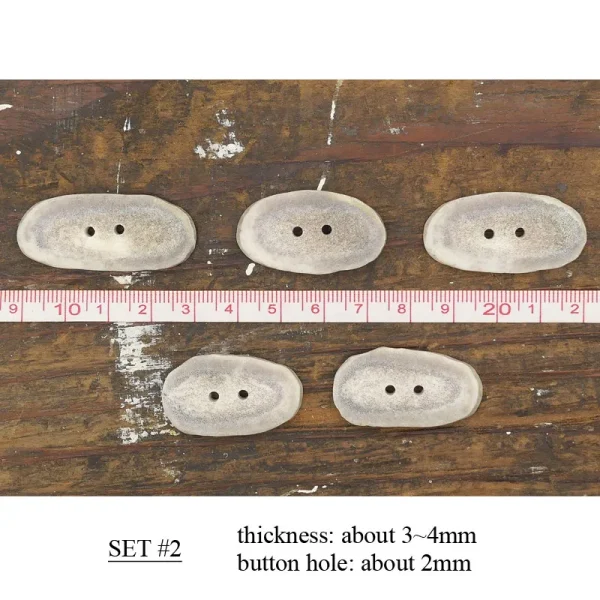 Antler Button Set - Medium Set #27