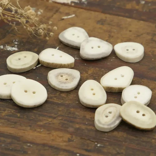 small antler buttons