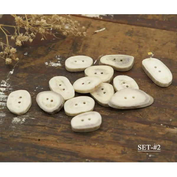 Antler Button Set – Small #28