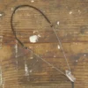 Clear Quartz Long Leather Necklace
