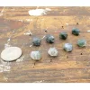 Moss Agate Necklace Dainty Gemstone