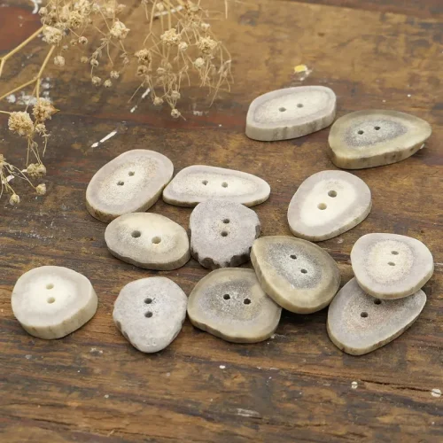 antler buttons