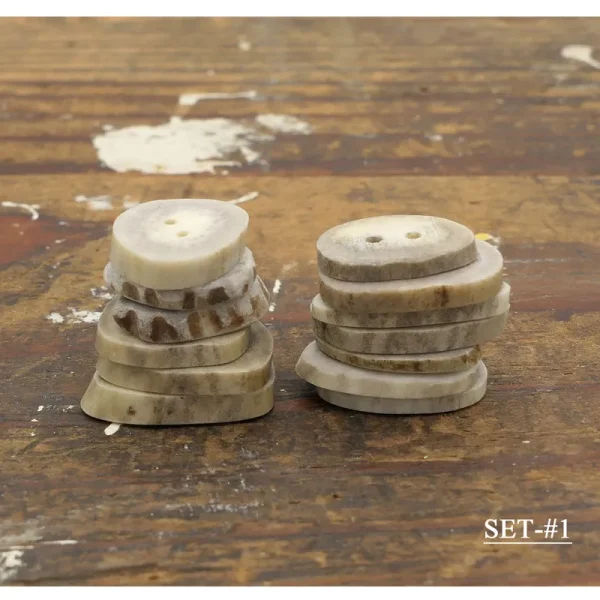 Antler Button Set - Small #29