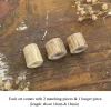 Antler Bead Dreadlock - Set of 3