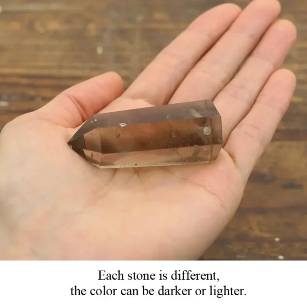 Smoky Quartz Leather Necklace