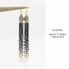 Beaded Black Fringe Long Earrings