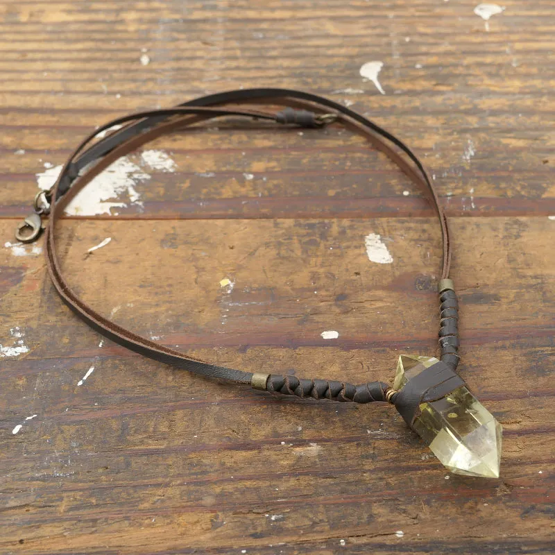 Golden Topaz Necklace