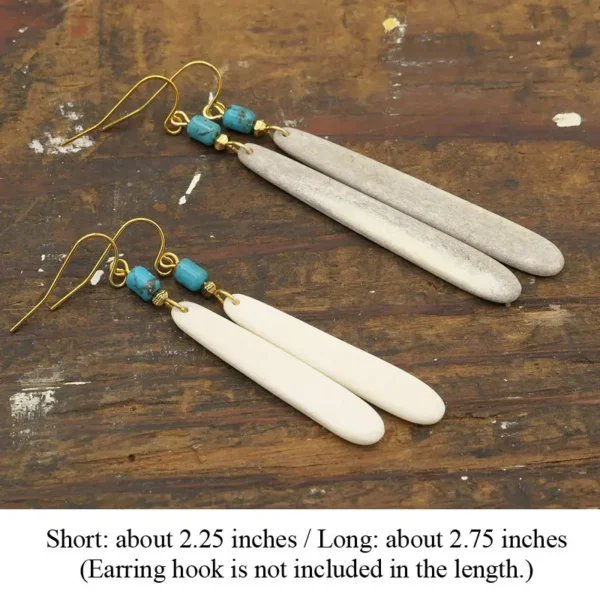 Long Bar Dangle Earrings